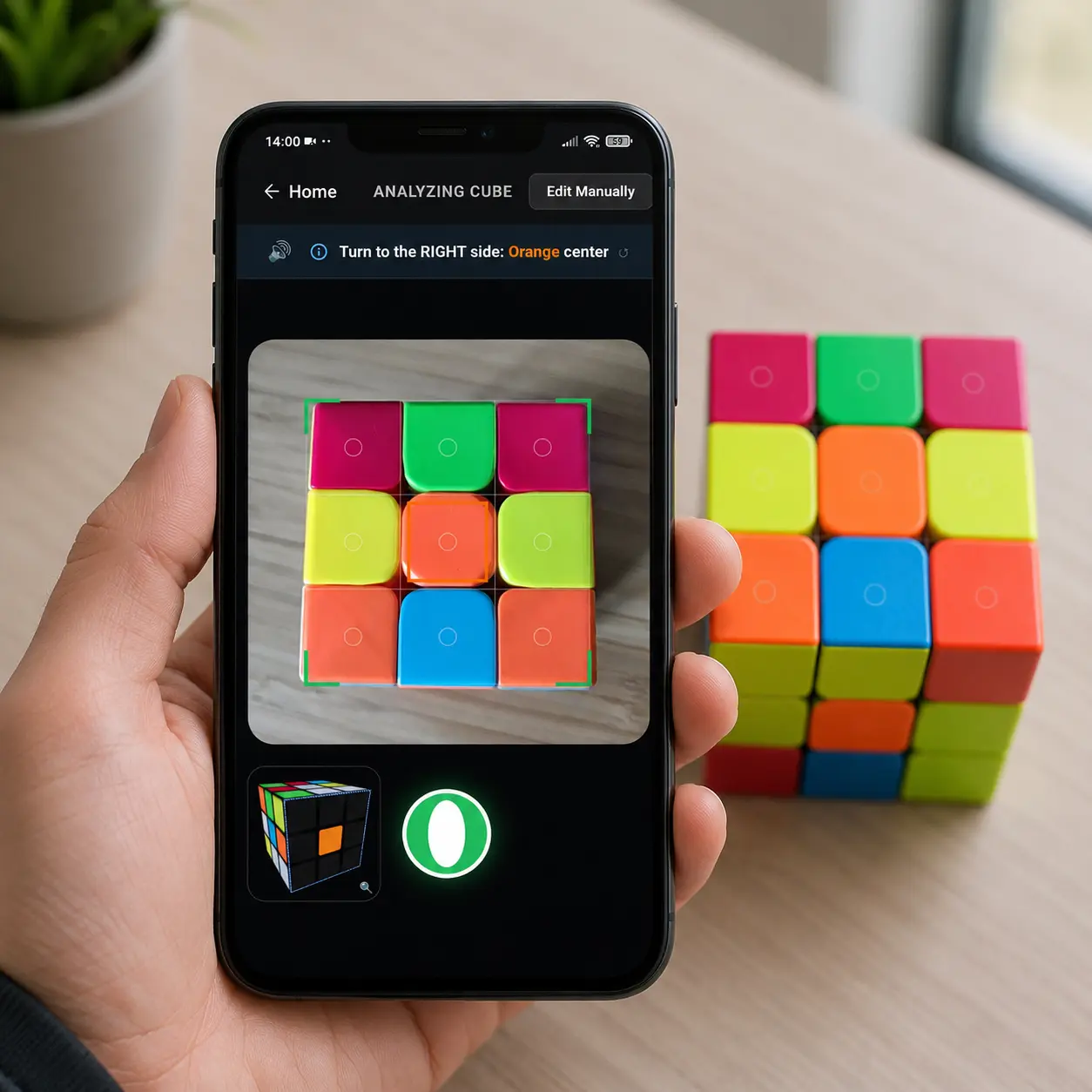 Accurate Rubik's Cube Scanner: Fix Wrong Colors